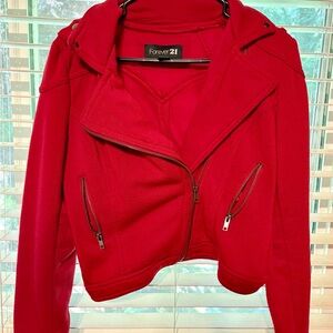 Forever 21 Bold Red Jacket